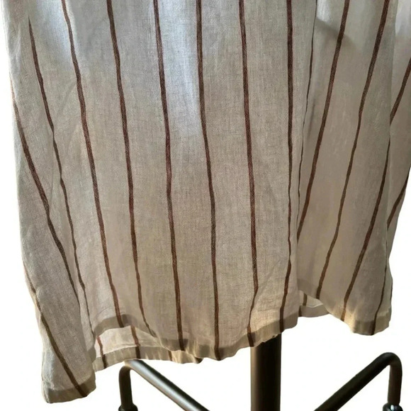 Stars Above Linen Blend Racer Back Stripe Tank NWT Small - Picture 5 of 9